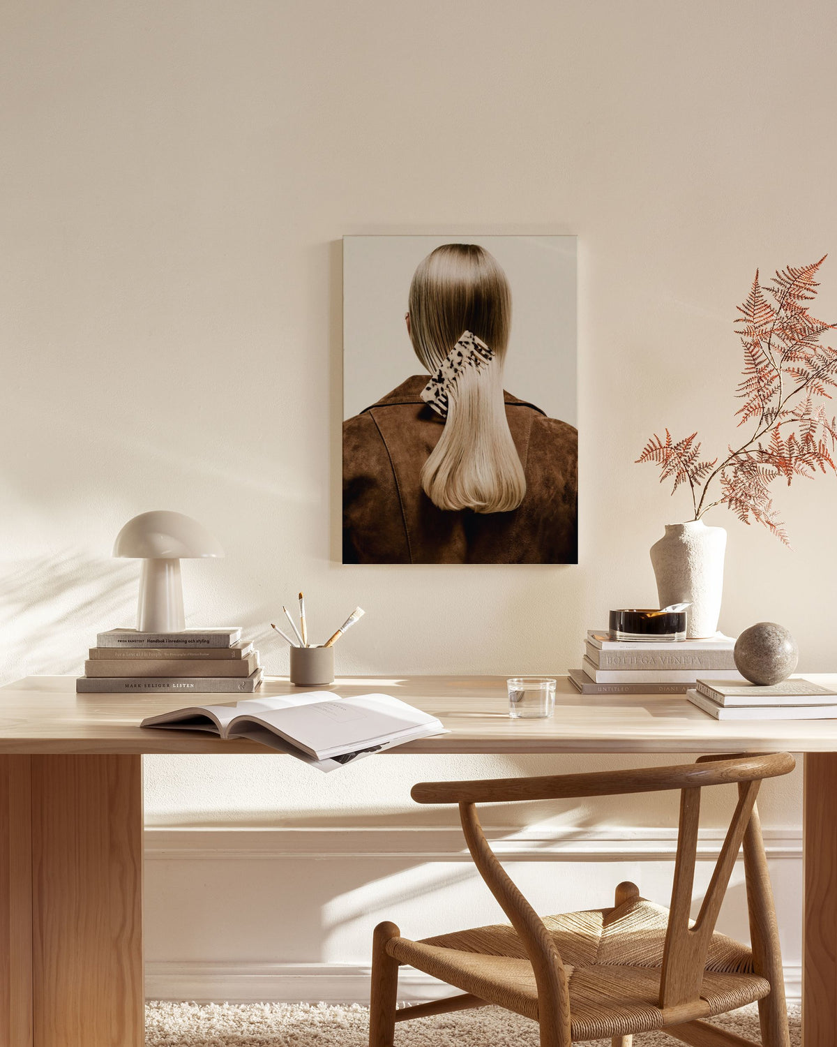 Still Back Canvas print
