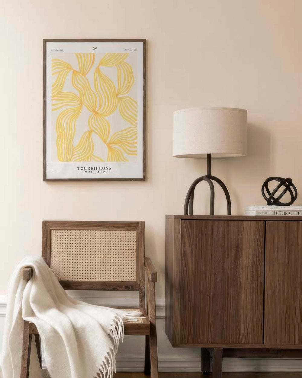 Warm Whirls No1 Print
