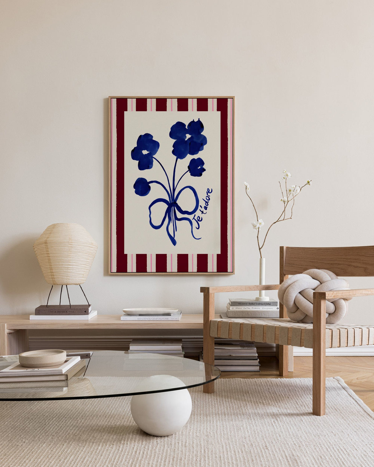 Emily Daborn - I Adore You Bouquet Canvas print