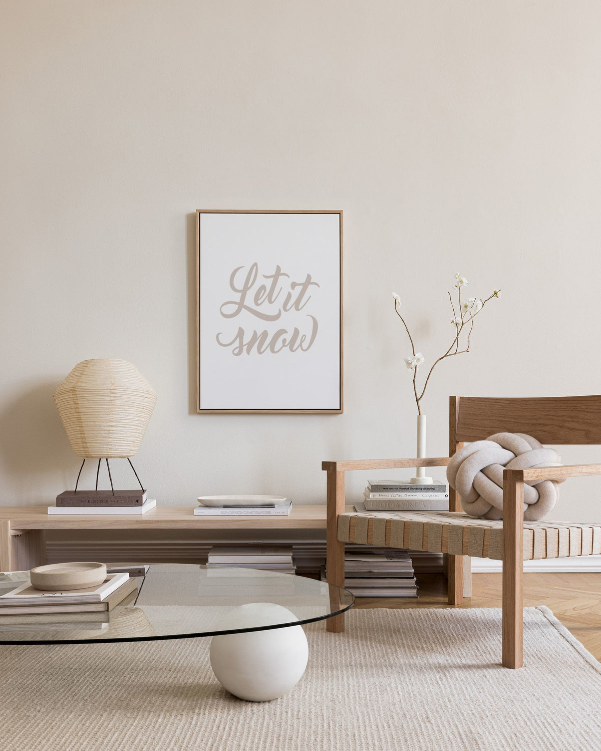 Let it Snow Canvas print