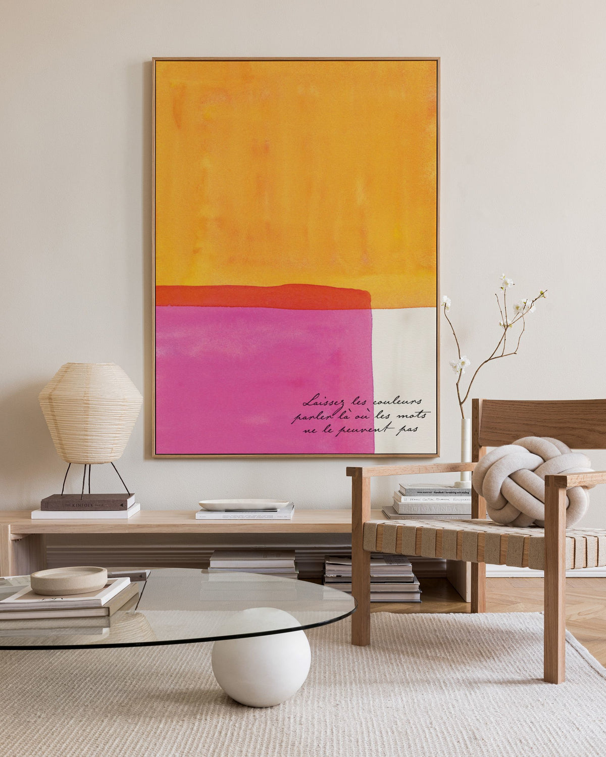 Let Colours Speak Canvas print