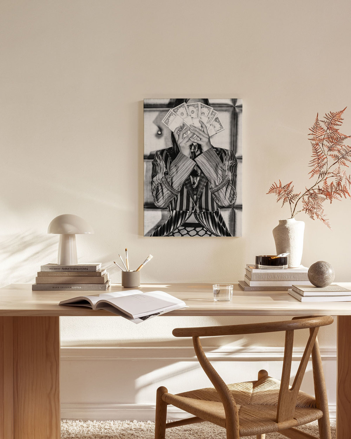 Flash Your Cash Canvas print