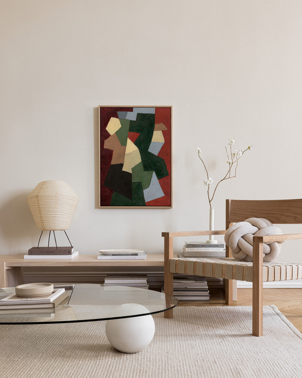 In the Market Canvas print
