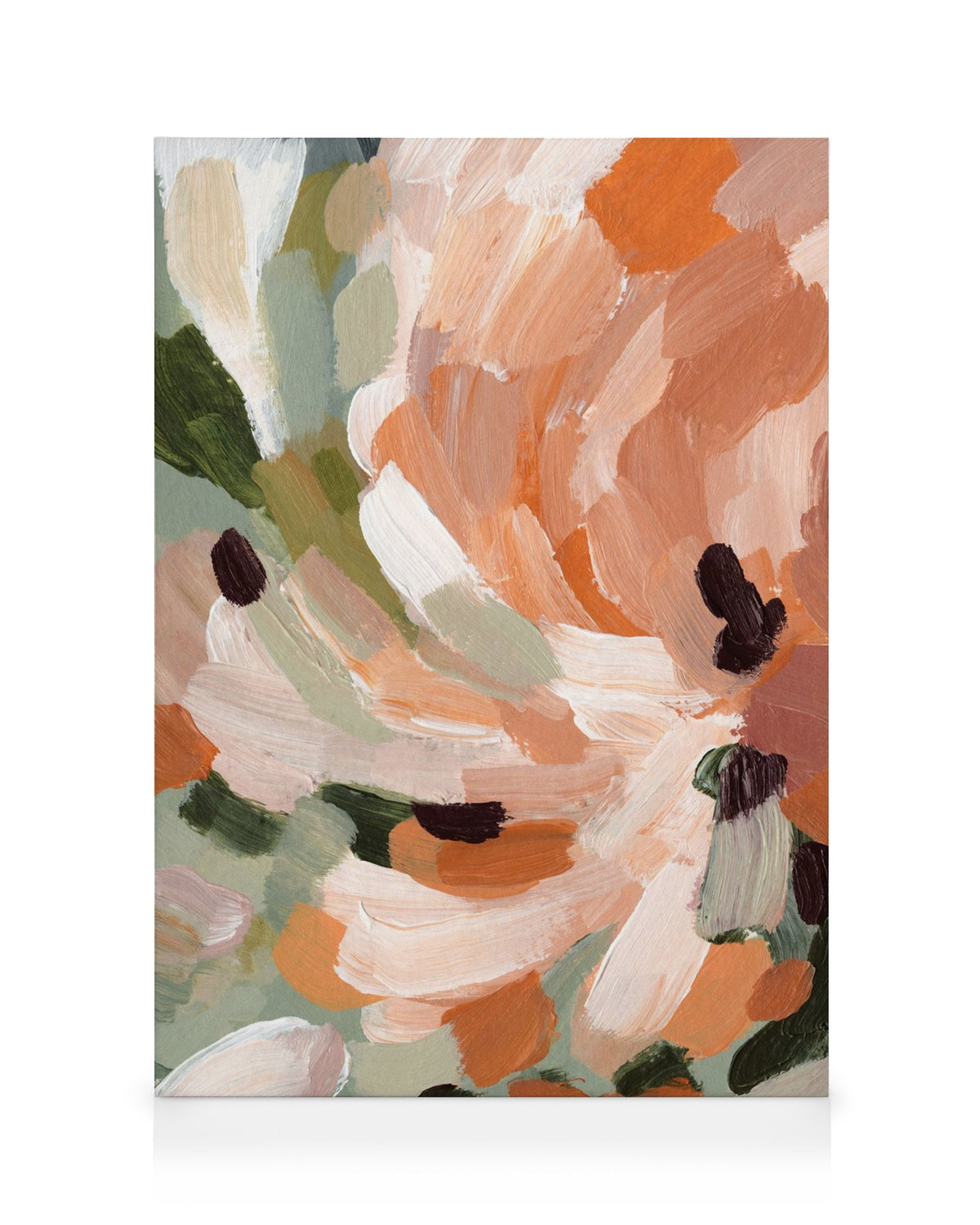 Soft Rustic Florals No1 Canvas print