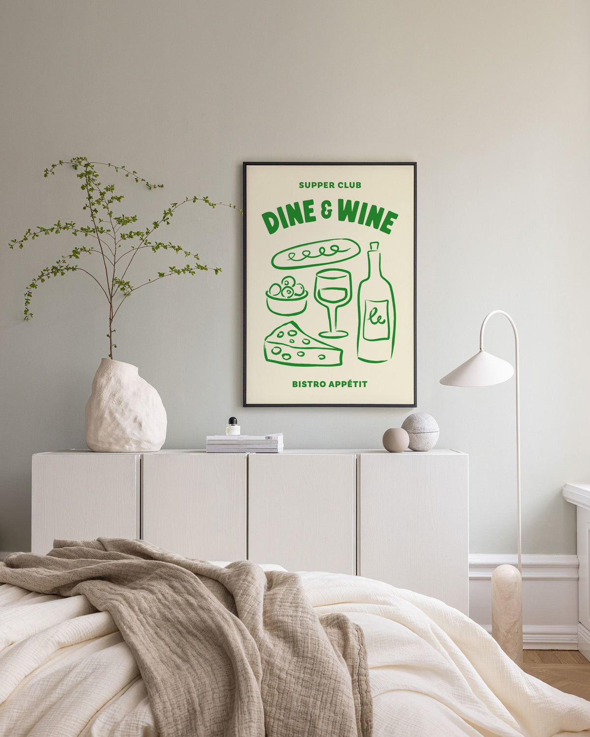 Dine and Wine Canvas print