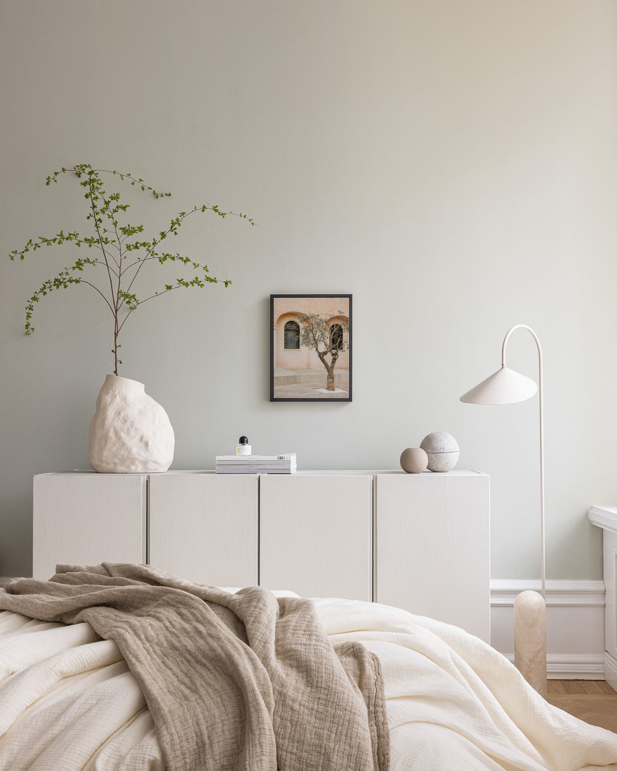 Lonely Olive Tree Canvas print