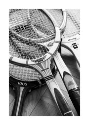 Tennis Rackets Print