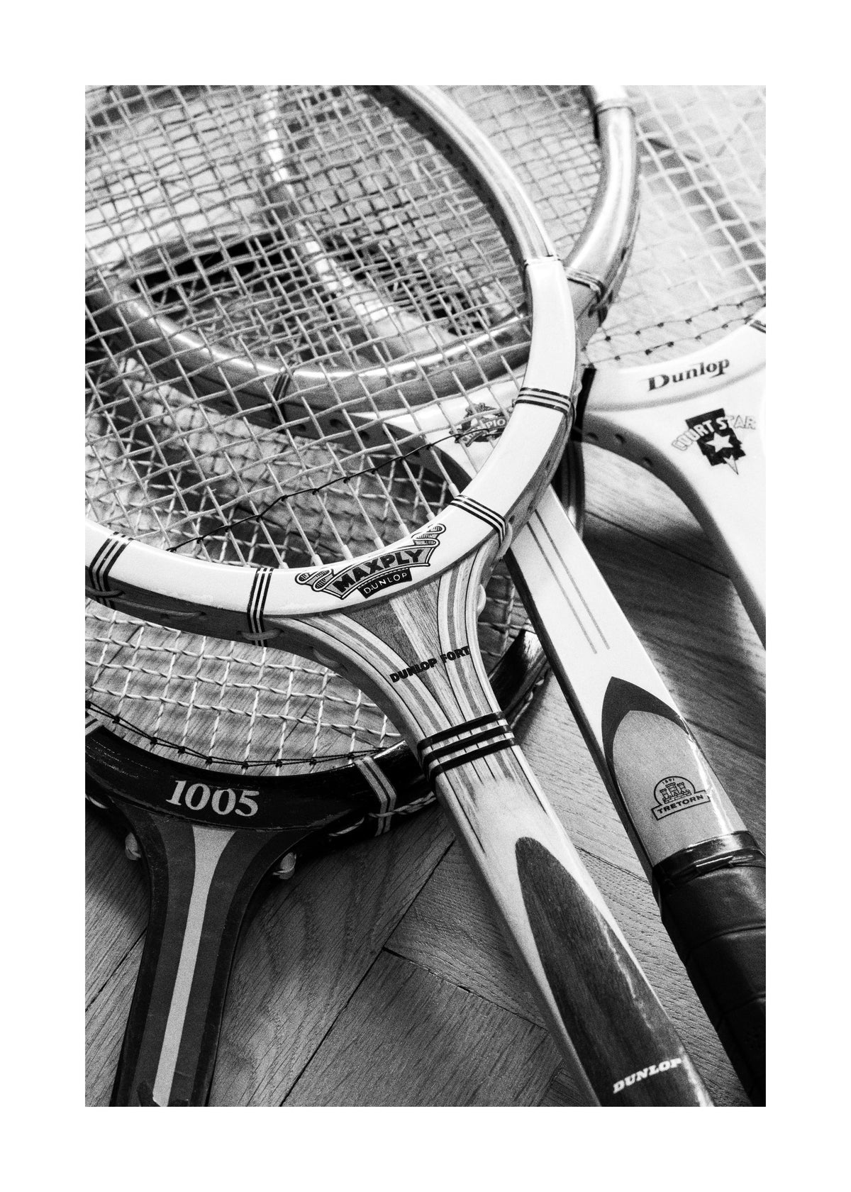 Tennis Rackets Print