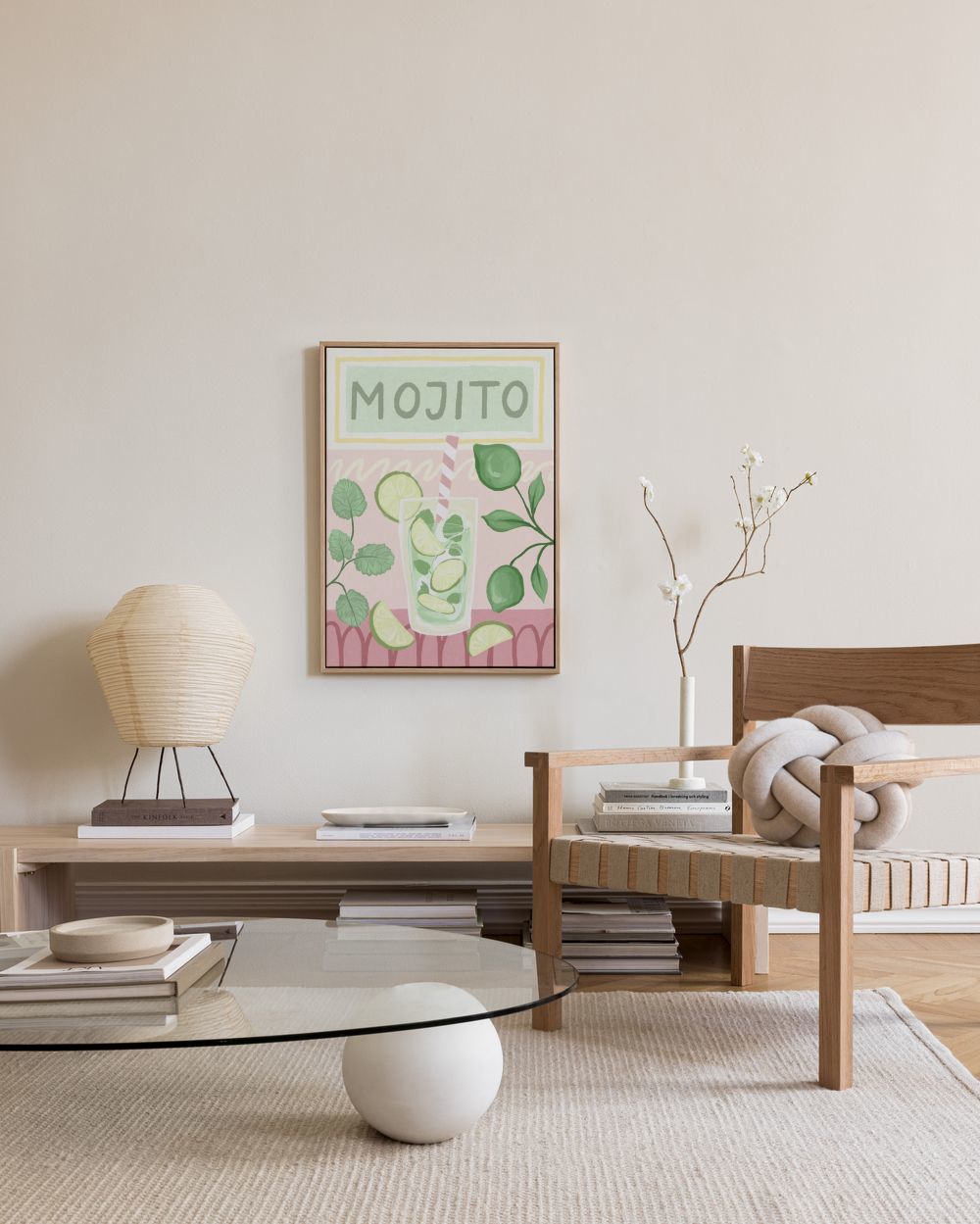 Mojito Cocktail Canvas print