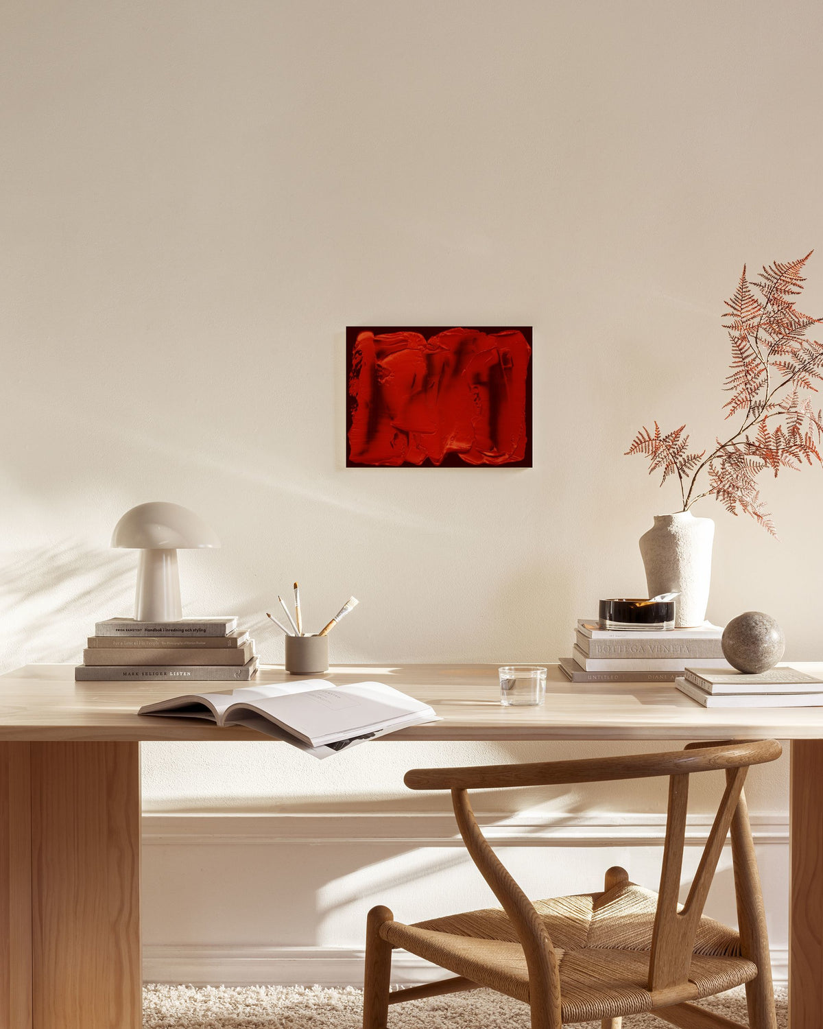 Body of Red Canvas print
