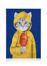 Coco de Paris - Cat with Fish Canvas print