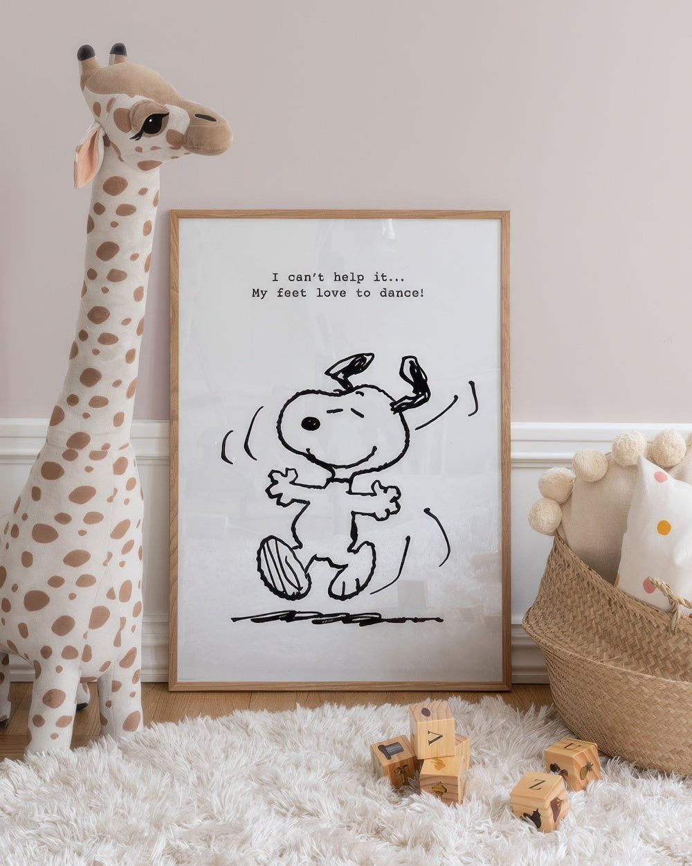 Snoopy Dancing Print