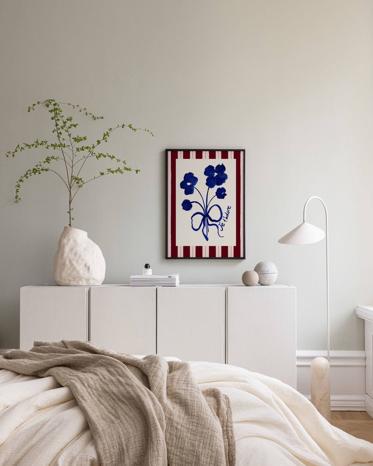 Emily Daborn - I Adore You Bouquet Canvas print