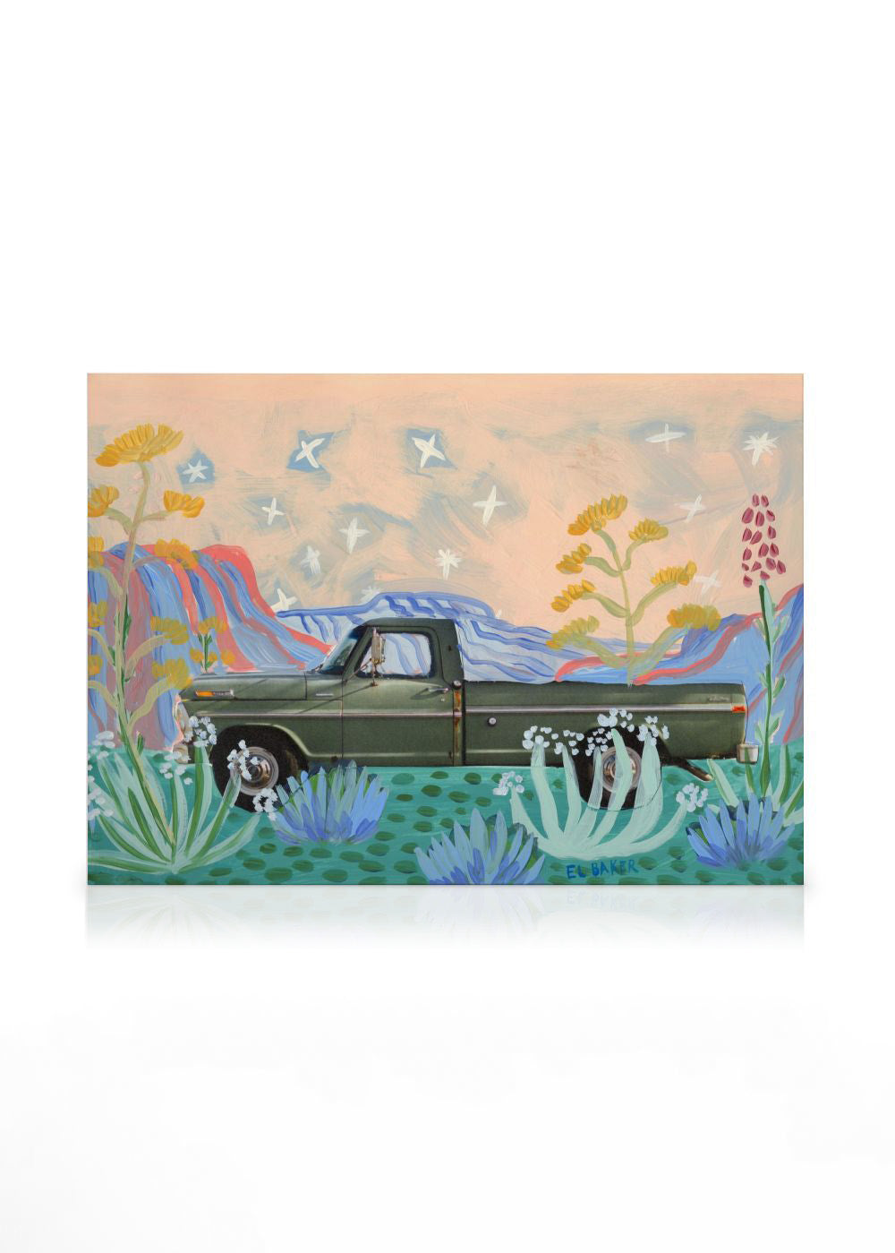 Eleanor Baker - West Texas Truck Canvas print