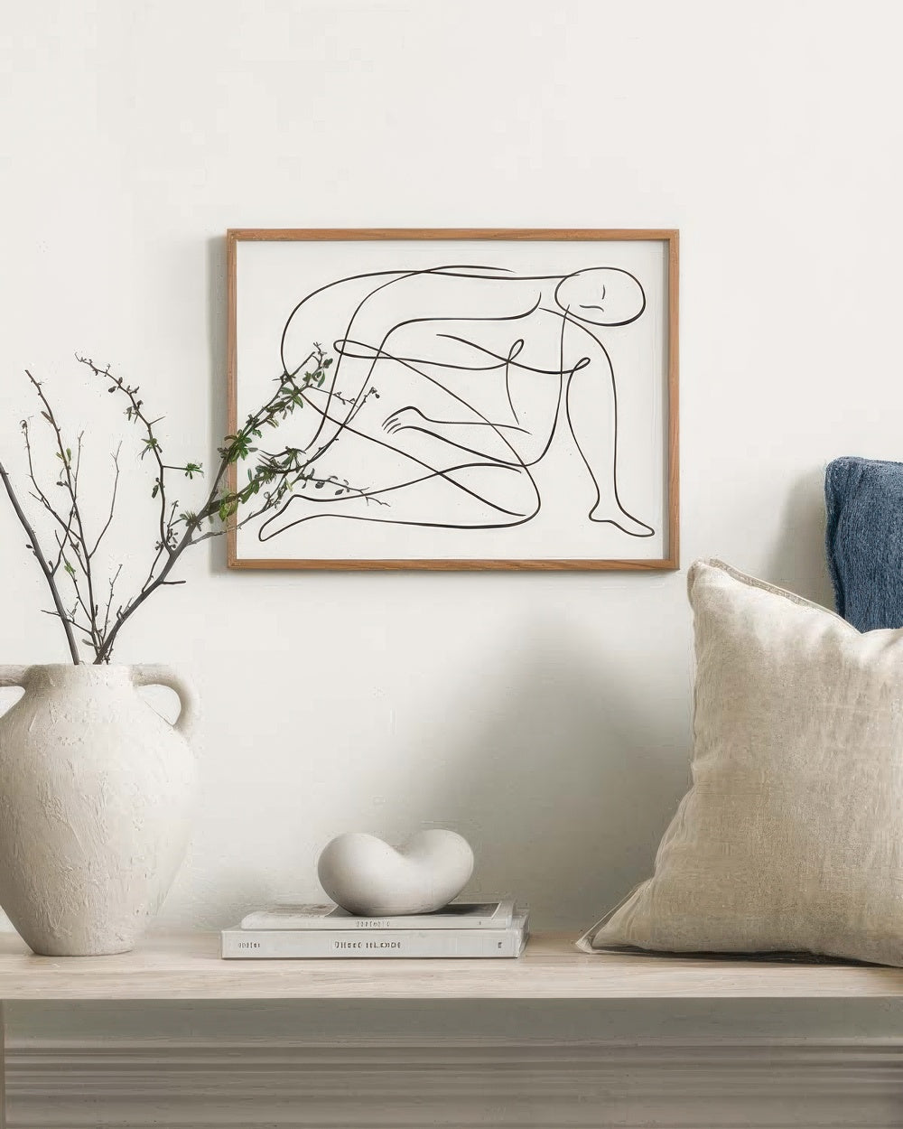 Line Art Pose Print