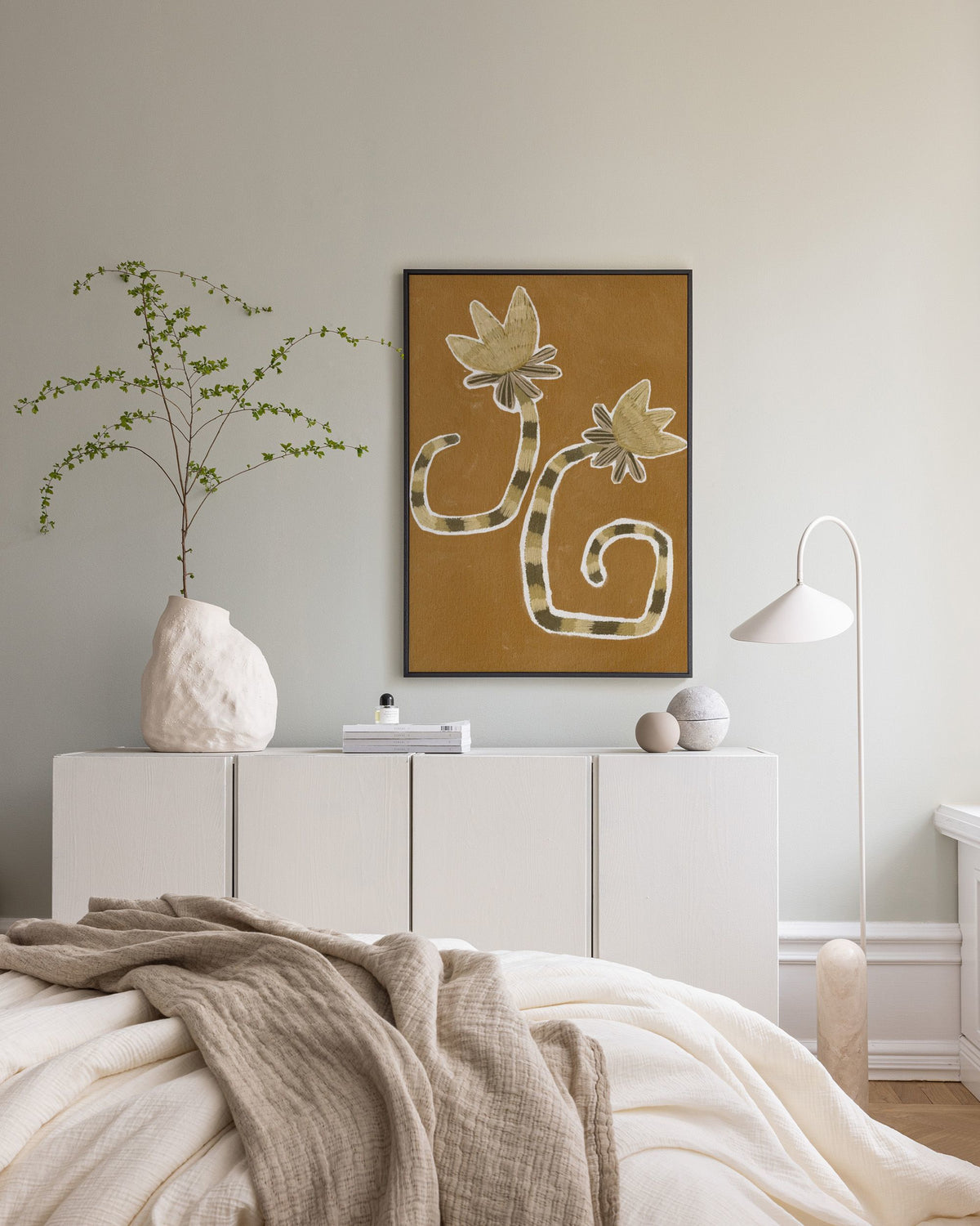Shatha Al Dafai - Delicate Bloom 8 Canvas print