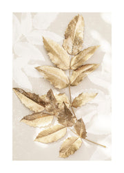 Golden Leaves No2 Print