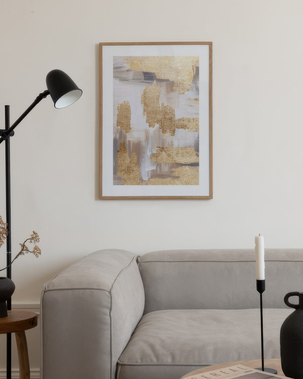Golden Painting No1 Print