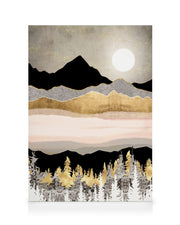 SpaceFrog Designs - Winter Moon Canvas print