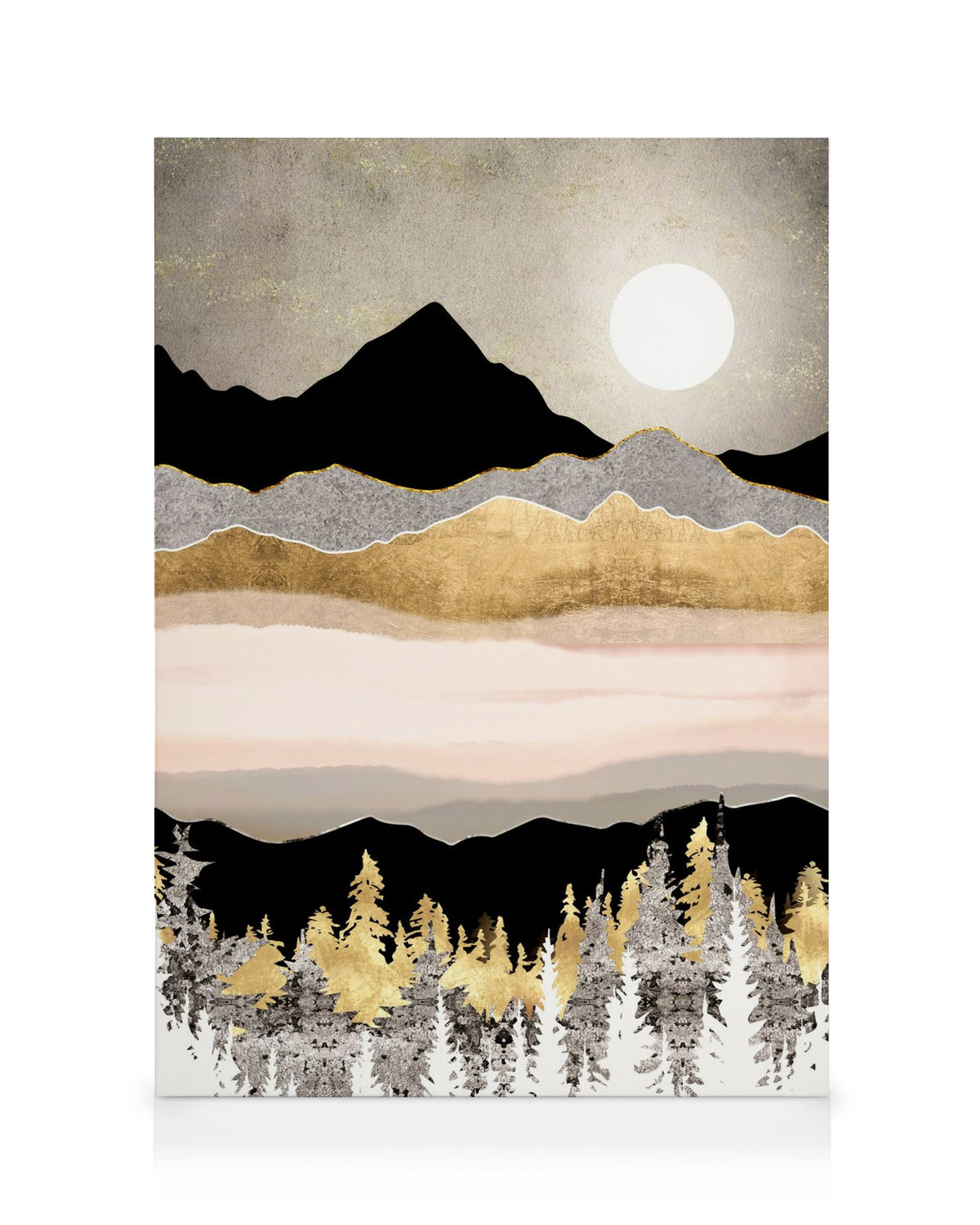 SpaceFrog Designs - Winter Moon Canvas print
