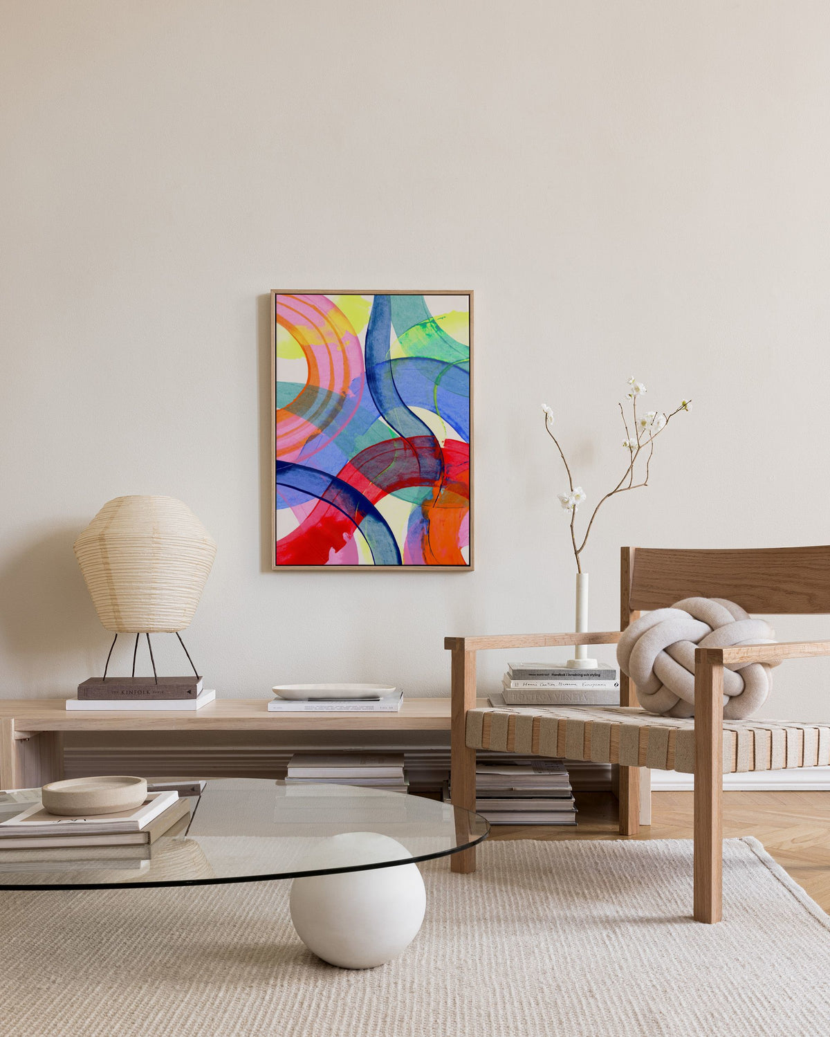 Colorful Paint Strokes Canvas print