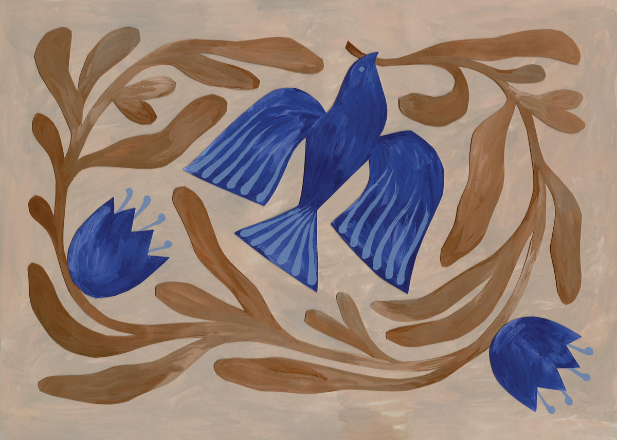 Bird and Branches Print