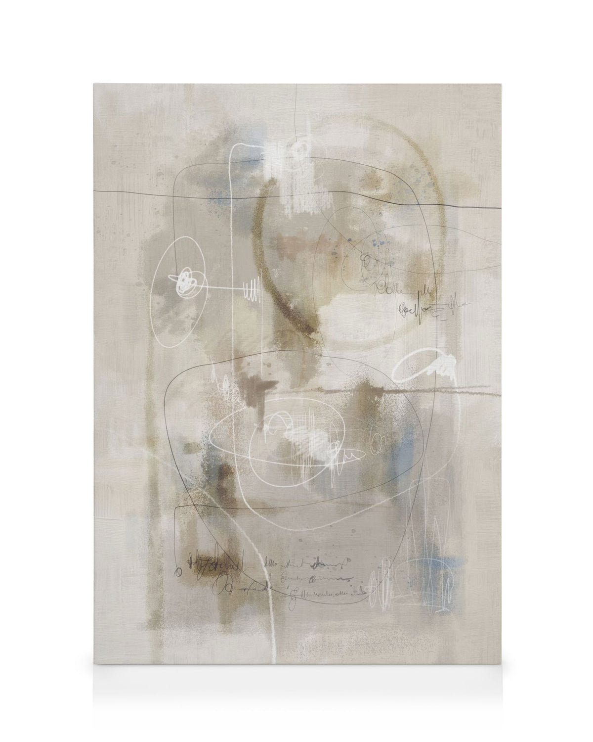 Beige Impression No1 Canvas print