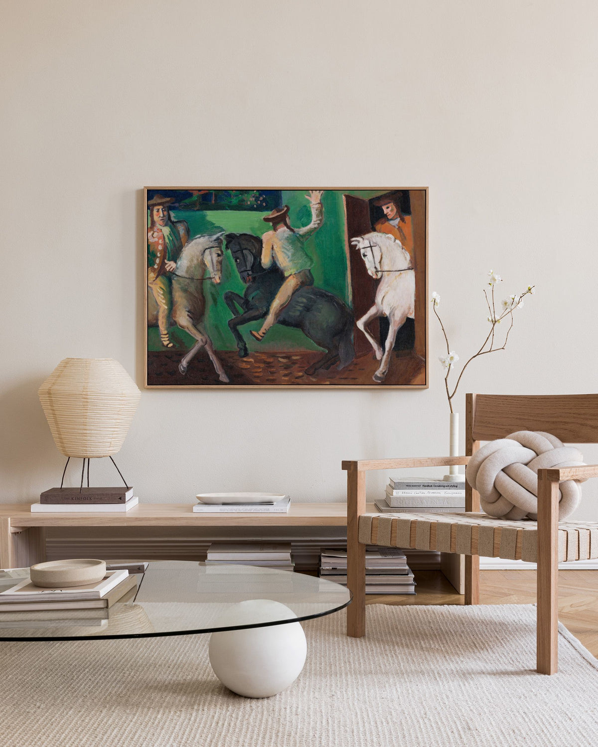 Cyprián Majerník - Riders On Horses Canvas print