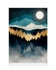 SpaceFrog Designs - Indigo Night Canvas print