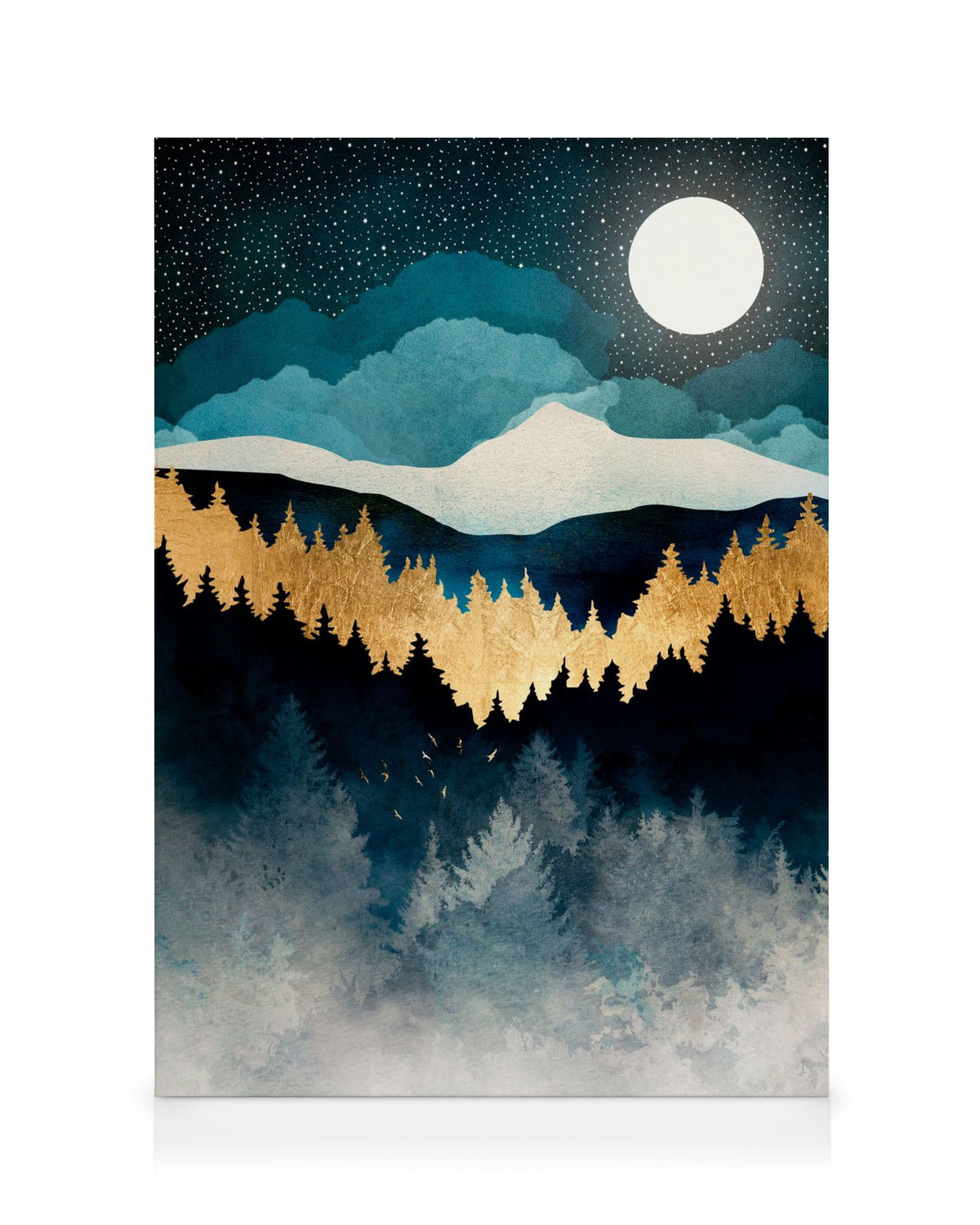SpaceFrog Designs - Indigo Night Canvas print