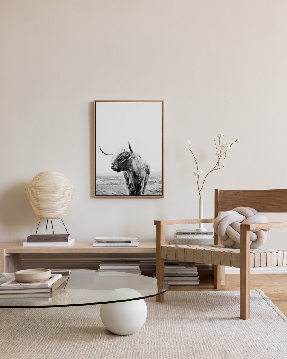 Highland Cow Canvas print