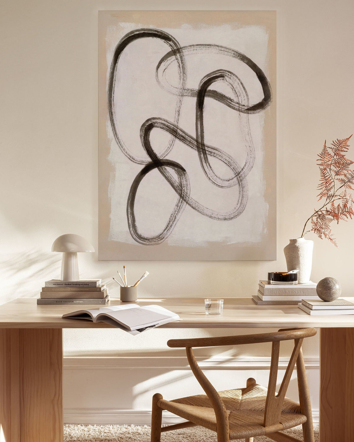 Infinate Brush Strokes Canvas print