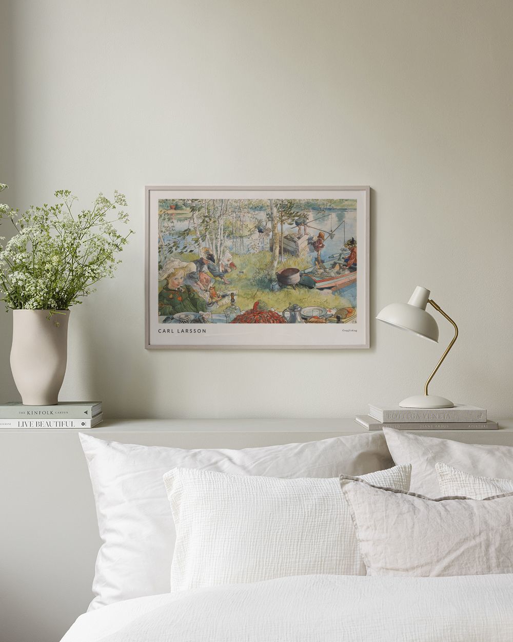 Carl Larsson - Crayfishing Print