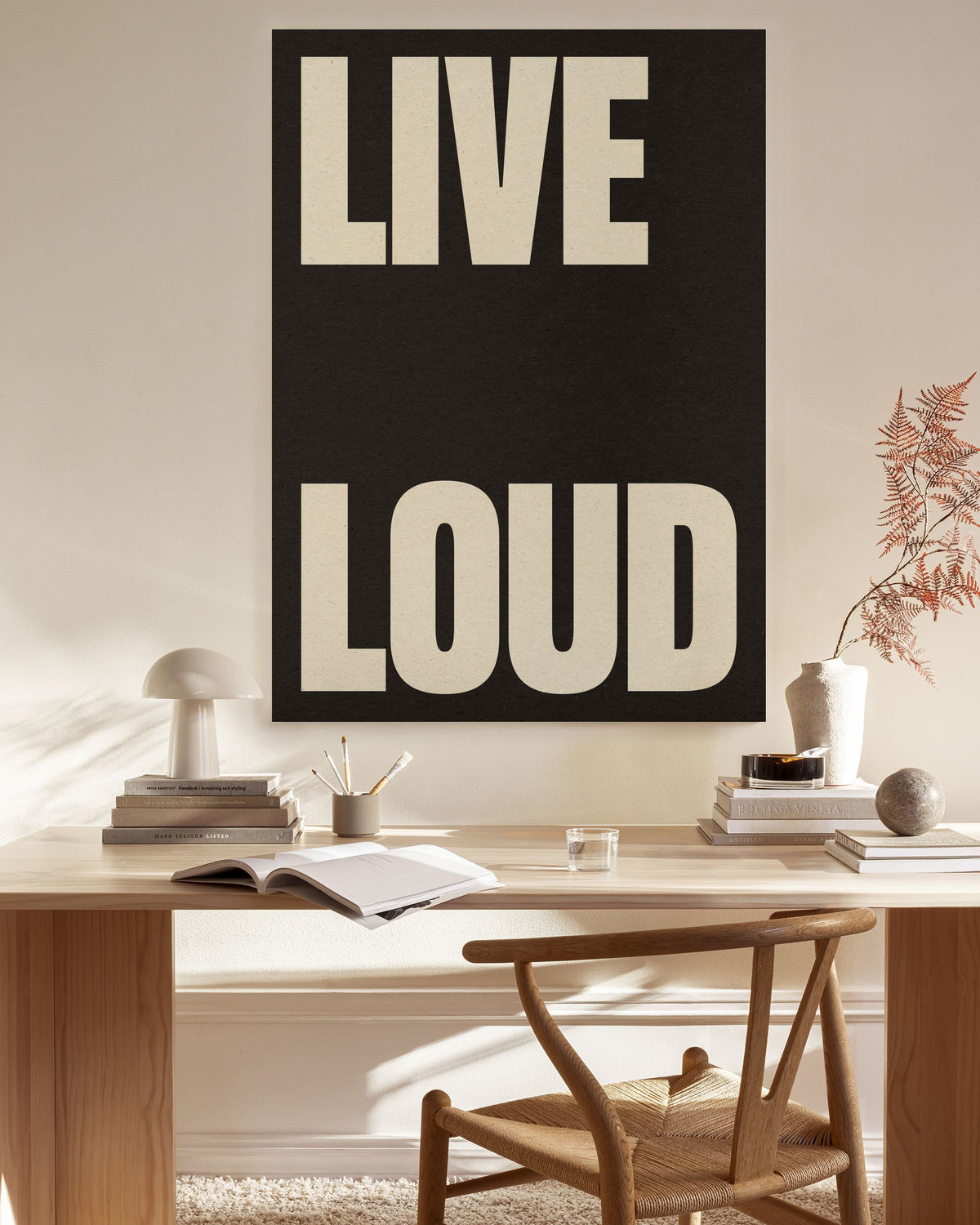 Live Loud Canvas print