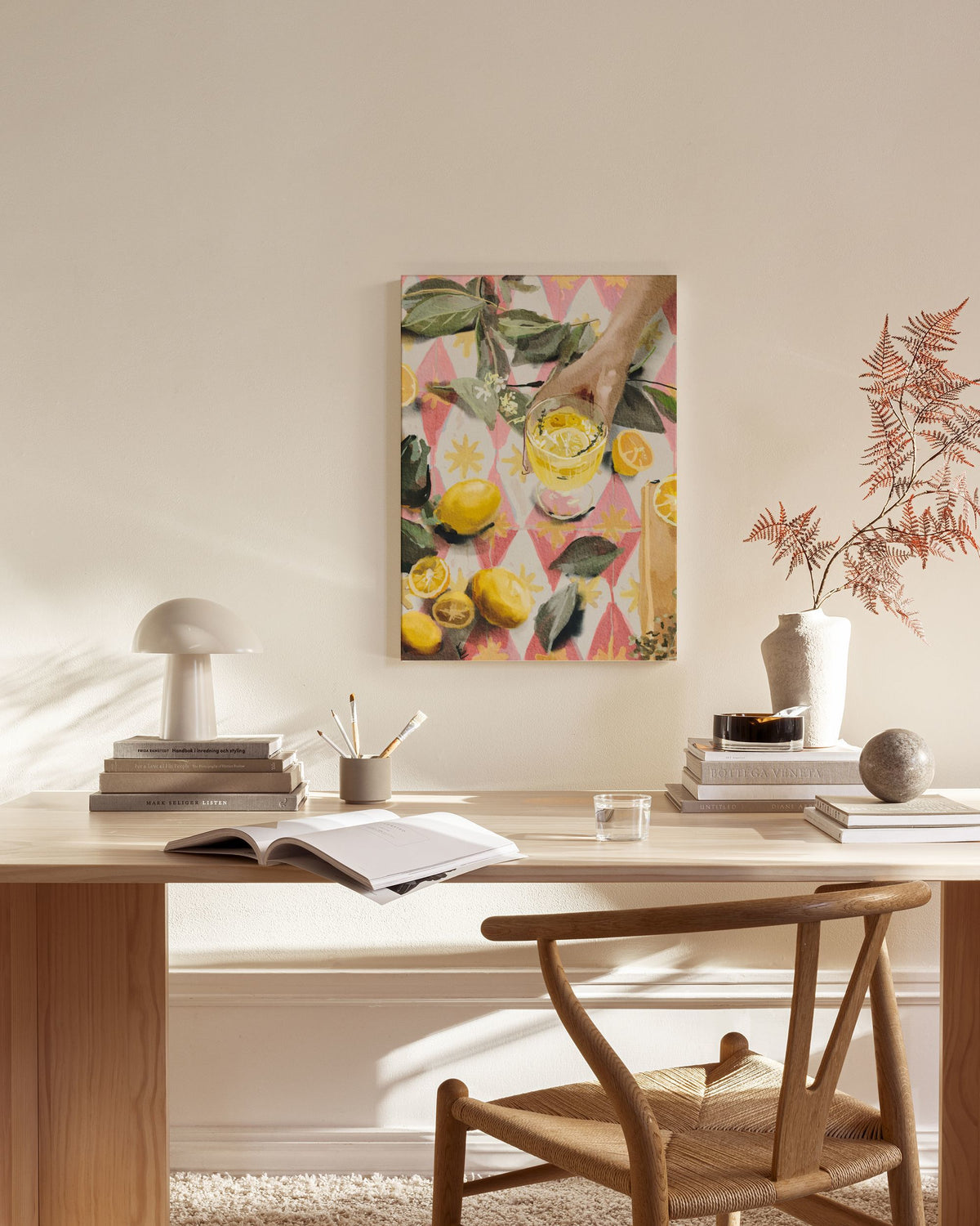 Ekaterina - Zagorska - Lemon Cocktail Canvas print