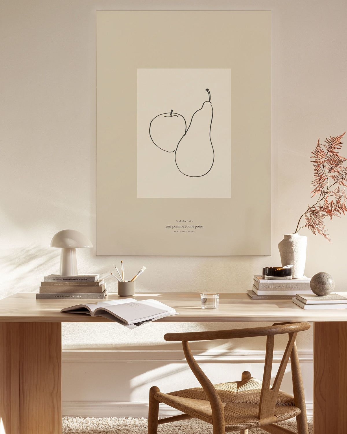 Mie & Him - Fruit Canvas print