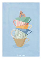 Giselle Dekel – Longing for Coffee Print