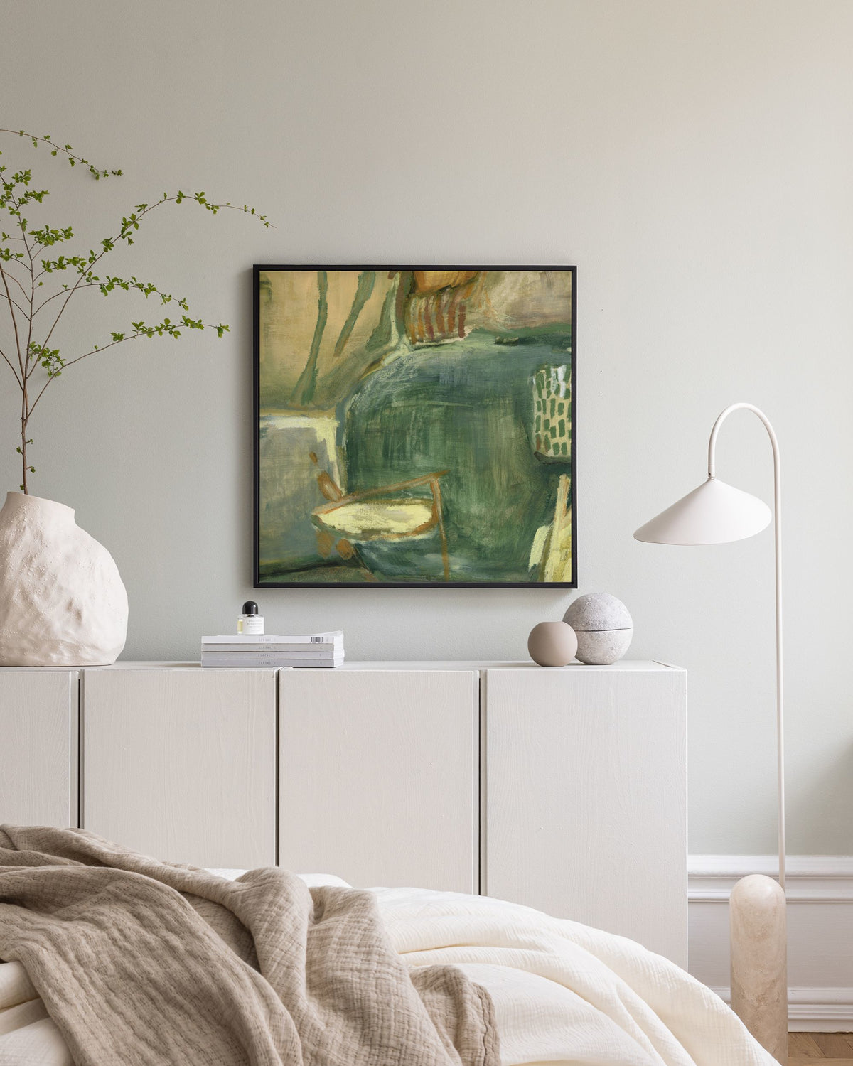 Abstract Greenscape Canvas print