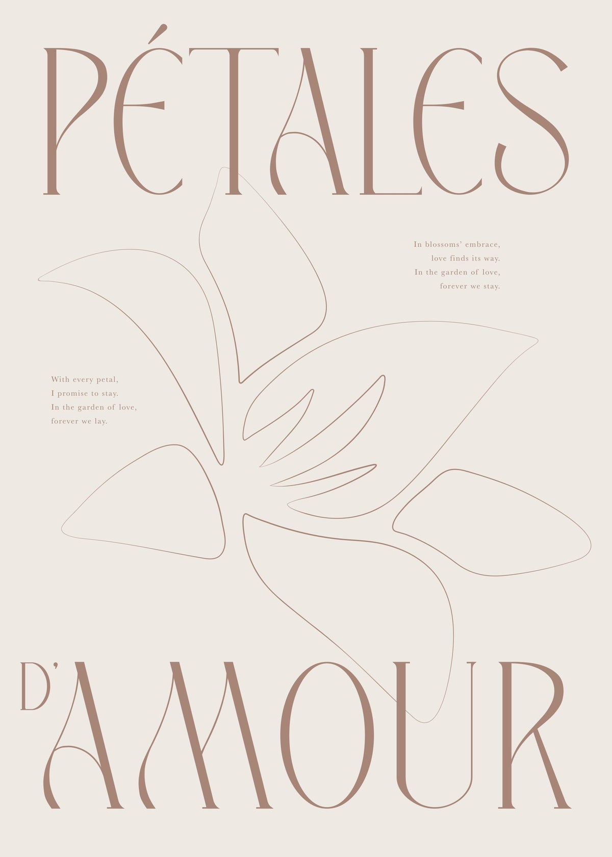 Pétales d'Amour Print