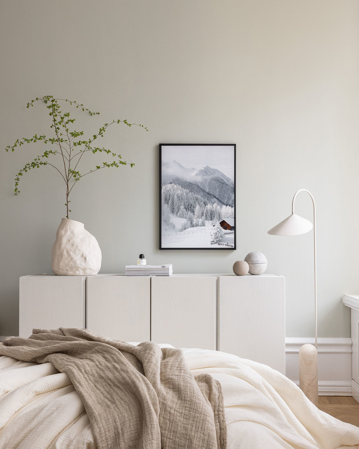 Snowy Landscape Canvas print