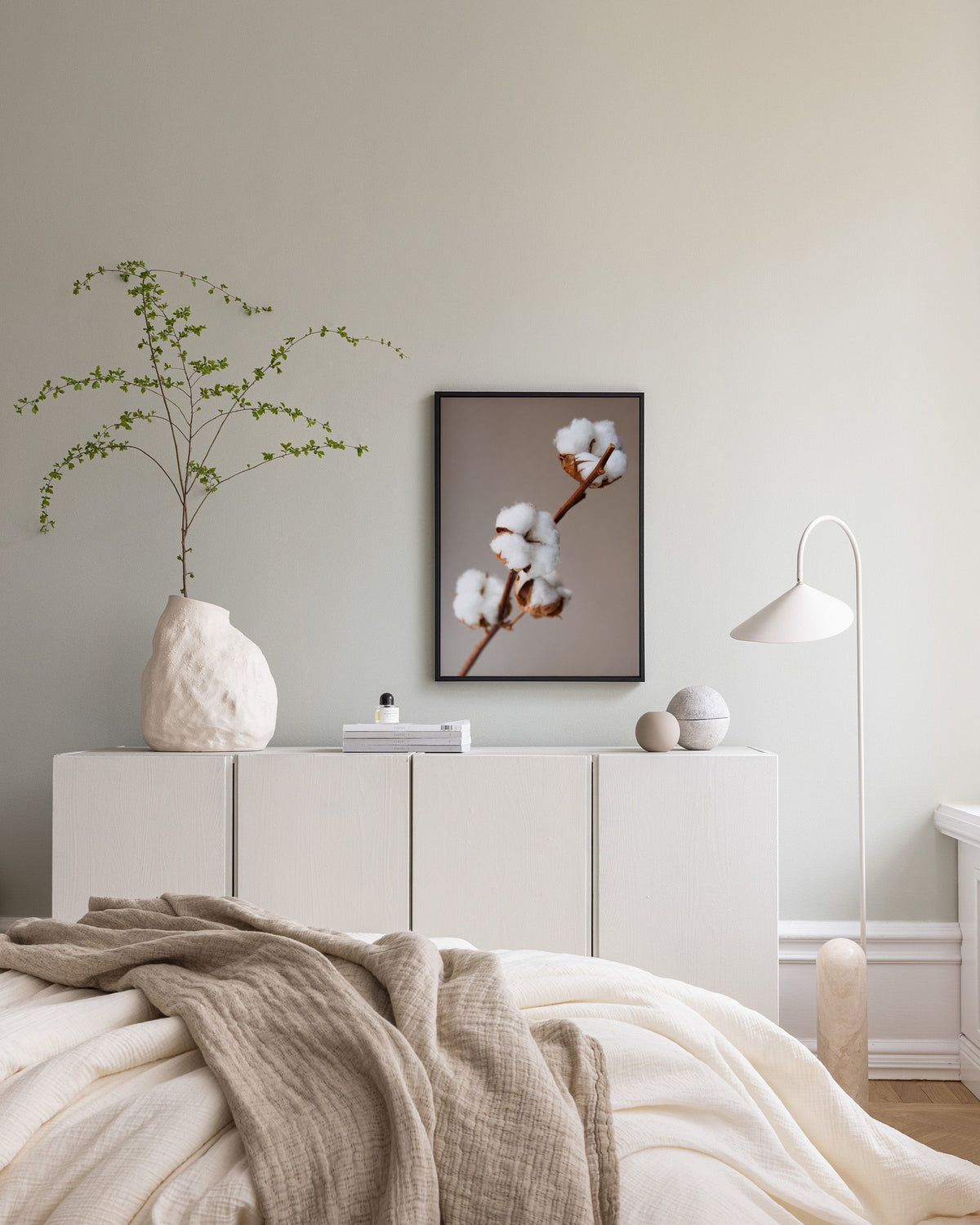 Cotton Flower Canvas print