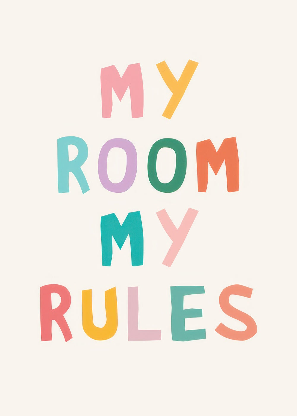 My Room My Rules Print
