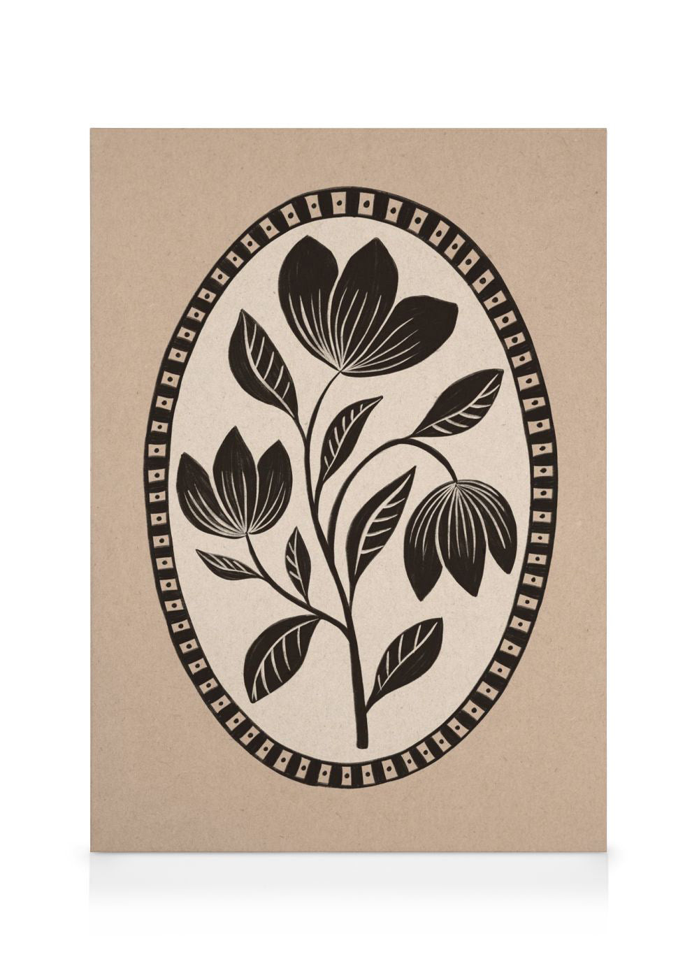 Gothic Flower Canvas print