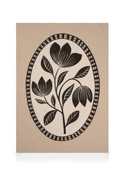 Gothic Flower Canvas print