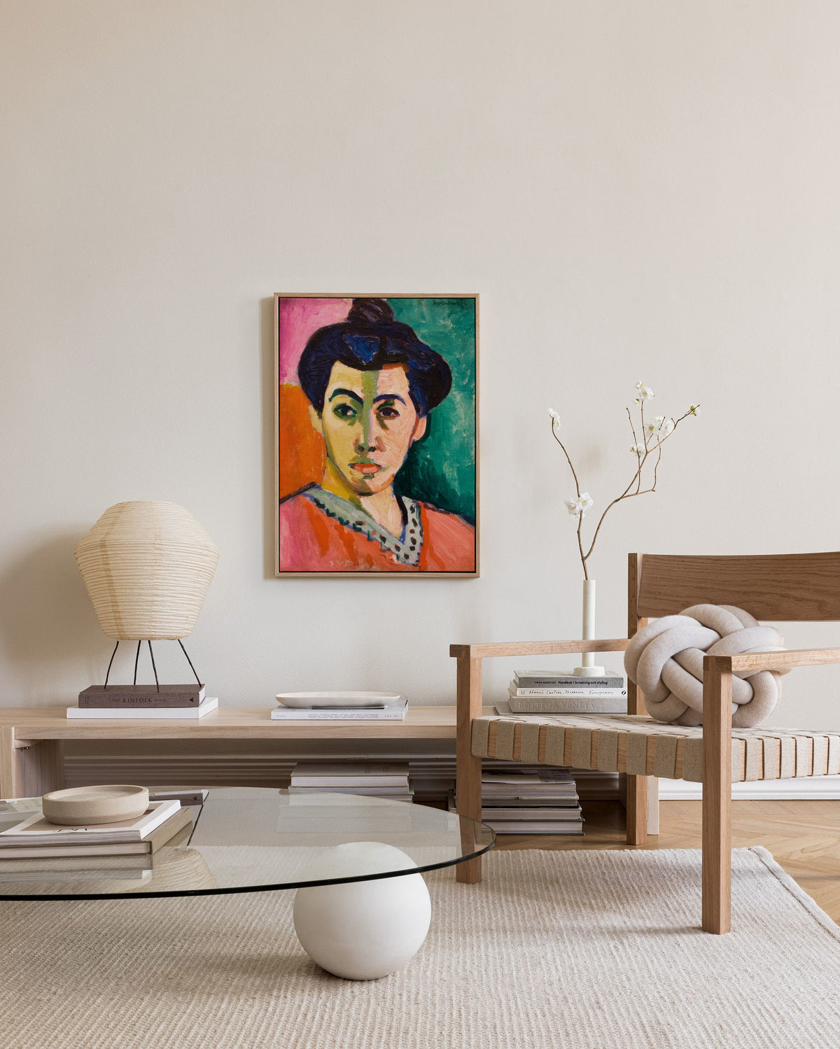 Matisse - The Green Stripe Canvas print