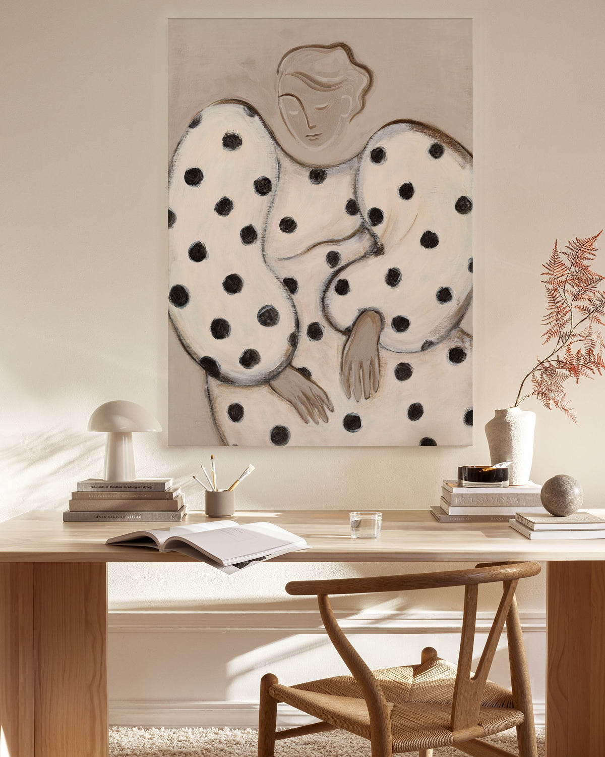 Polka Dotted Dream Canvas print