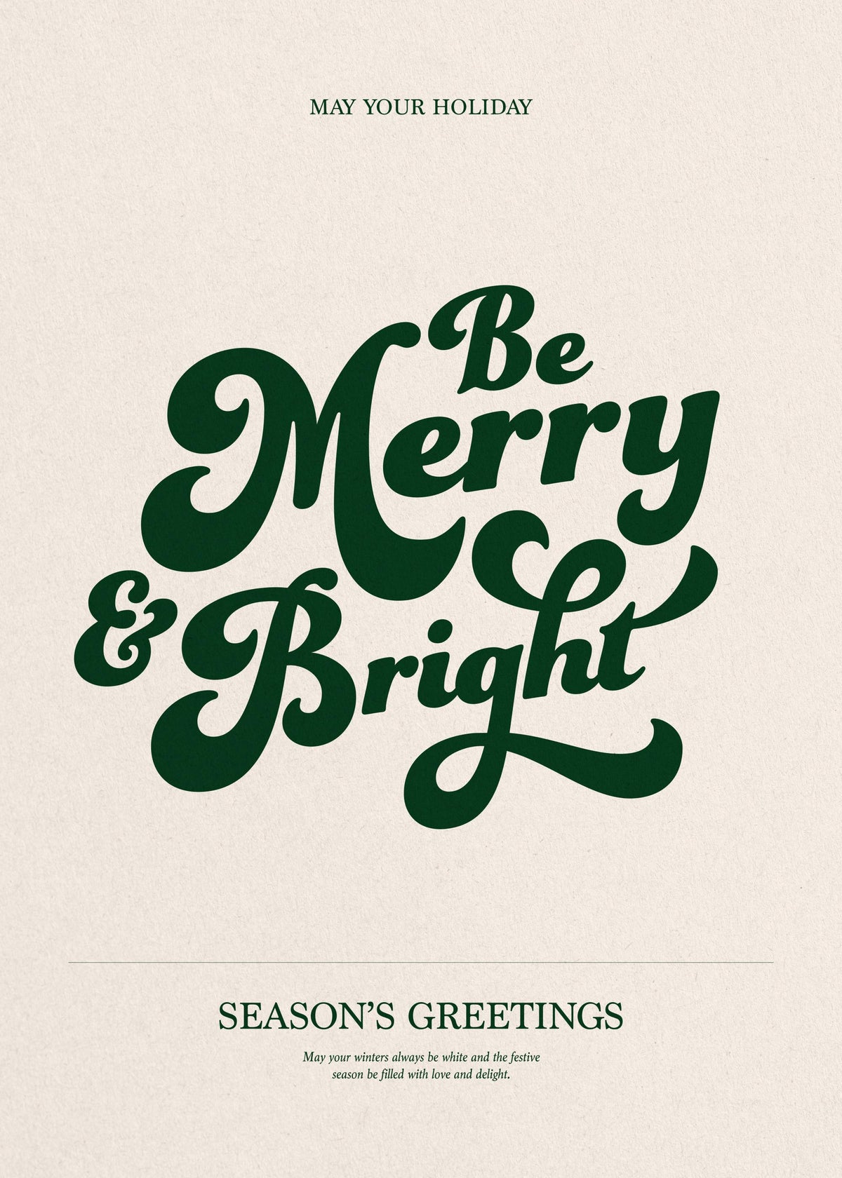 Be Merry and Bright Print