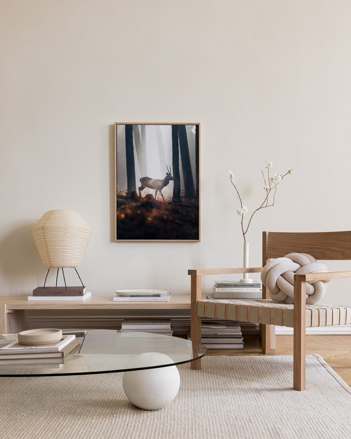 Red Deer Canvas print