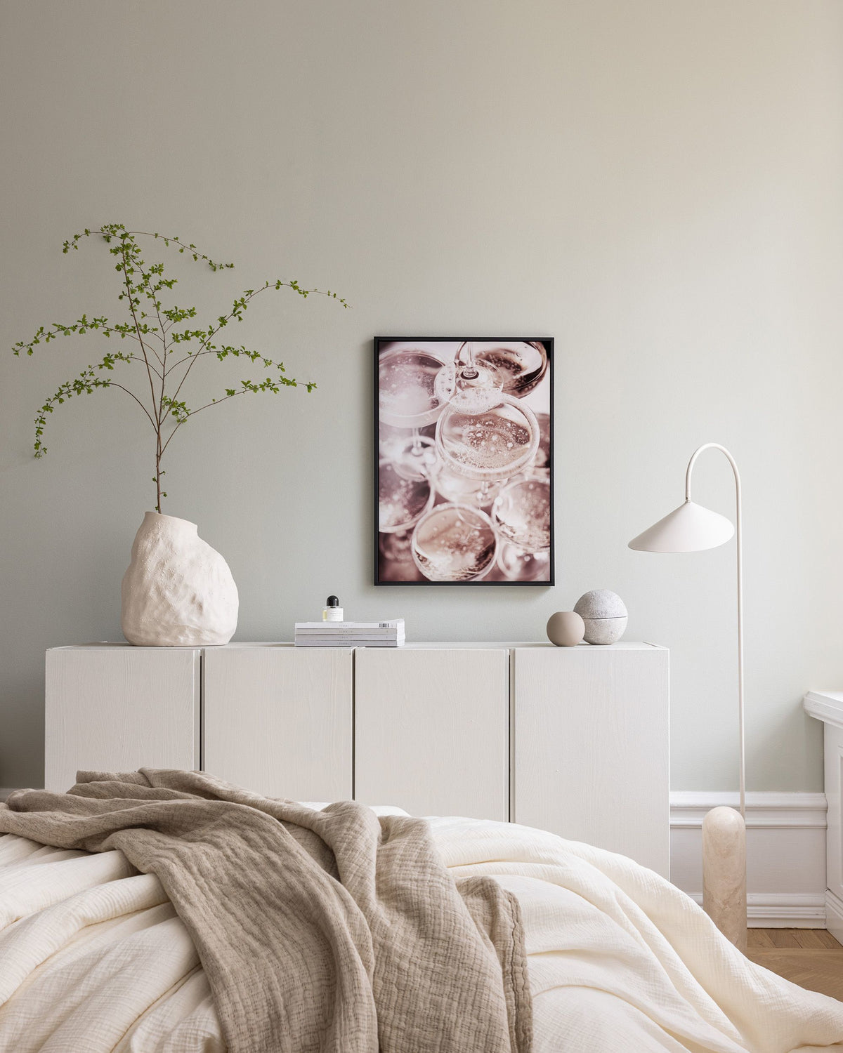 Champagne Blush Canvas print