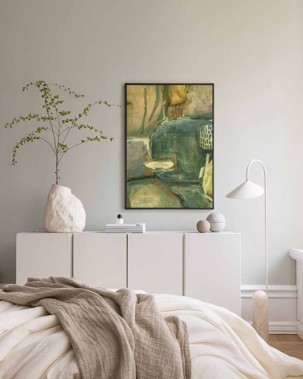 Abstract Greenscape Canvas print